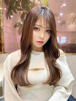 ルームバイシー 新宿(Loom. by Sea)&nbsp;韓国風前髪×レイヤーカット【髪質改善/新宿/レイヤーカット】