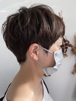 ヘアスタジオ ブリエ(HAIR STUDIO BRILLER)&nbsp;2022 S/S ニュアンスショート × シアーグレージュ ×ハイライト