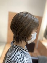 ネオリーブソラ 相模大野店(Neolive sola)&nbsp;くびれヘア丸みシルエットショートレイヤーボブ[sola]
