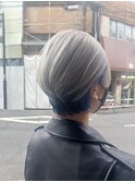 髪質改善ショート×インナーカラー 20代30代40代/下河原 聡