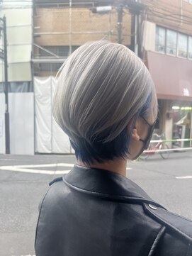 フィン(FiN by allure) 髪質改善ショート×インナーカラー 20代30代40代/下河原 聡