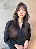 ダークアッシュ イヤリングカラー ヨシンモリ 韓国 ショート