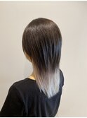 似合わせカット×ダブルカラースタイル【グレーアッシュ】