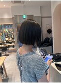 【後藤嵩広】大人ショートボブ/丸みショート黒髪襟足すっきり