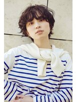 ラレイ ハラジュク(Lalei harajuku)&nbsp;マッシュショート×ニュアンスパーマ/ショートパーマ