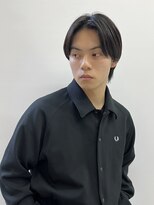 ダークアッシュ/アッシュブラック/カルマパーマ/ベリーショート