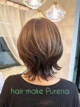 プレナ(hair make Purena) ウルフカット