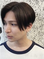 センターパートカルマパーマフェザーパーマ韓国ヘアガイルヘア