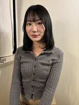 ココルアナ(coco luana)&nbsp;ブルーブラック/韓国/レイヤーカット/髪質改善