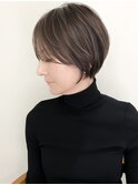 メルティーカラー似合わせカットウェーブミディアムショートヘア