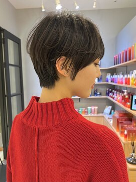 ジアン バイ ミルボン NU茶屋町+(GIEN by milbon) 横顔美人/コンパクトショート/似合わせ@田中俊成