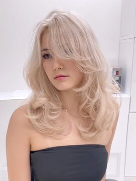 アルバム 池袋(ALBUM) マロンベージュメルティカラー似合わせカット_F0425