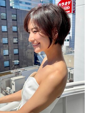 シー バイ ロンド 新宿(Sea by Lond) 【福島イメチェン×美髪[外はねボブ/ボブ/グレージュ]】