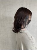 インナーグレー　インナーグレージュ　インナーカラー　くすみ