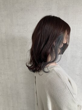 トリコ(ToricO) インナーグレー　インナーグレージュ　インナーカラー　くすみ