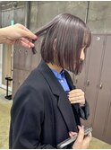 ケアブリーチで作るシナモングレージュ