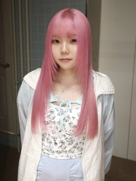 クペウ ローウェン(cope'u ROWEN) デザインカラー/レイヤーカット/ウェットヘア/オリーブベージュ