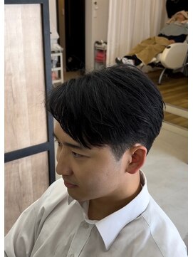 エッジ(EDGE) 大分メンズ毛流れニュアンスノーマルパーマ刈り上げショート