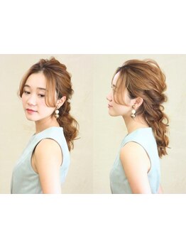 ◆高槻市駅徒歩1分【ヘアセット￥3600】結婚式・二次会…おまかせでも可愛いStyle提案と崩れにくさが人気♪