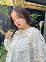 シェルター バイ トウキョウ(Shelter by TOKYO)&nbsp;コンパクトショートボブ×ナチュラルブラウン×外ハネレイヤー