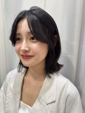 バイオレット ナゴヤ(Violet Nagoya) 外ハネボブ イメチェンカット センター分け 韓国ボブ HR-154