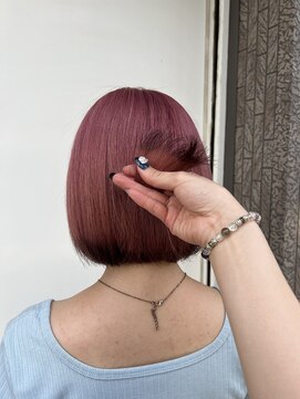 リングバイモアムー(Ring by Moremuu) <Hazuki>   ピンク×黒