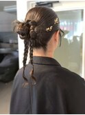 ヘアセット ヘアアレンジ カチモリヘア 韓国ヘア 20代 10代 艶髪