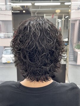 エデアンホンテン メンズサロン(EDEAN 本店 （旧：EDEAN 上通）) 熊本メンズカット サーフカール 波巻きスパイラルパーマ ウルフ