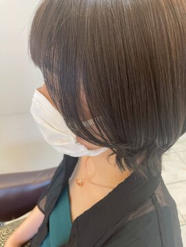 髪質改善/顔周りレイヤーカット/グレージュ[千葉/千葉駅]