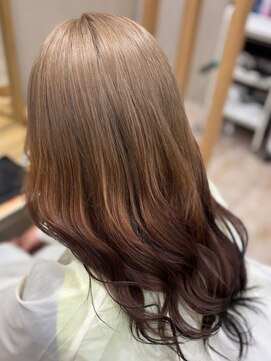 (そうや) ベージュルーツカラー