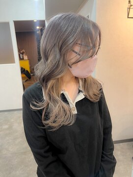 インナーがしっかり映える♪レイヤーたっぷりインナーカラー