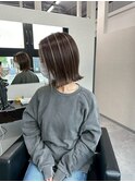 白髪ぼかし/脱白髪染め/白髪染めハイライト／髪質改善