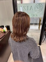 アイズ 本厚木(AIZU)&nbsp;白髪ぼかしハイライト　ベージュ