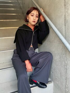 エディット トウキョウ(e.dit tokyo) 【e.dit tokyo tina】ボブ暖色カラーメイク