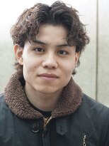 にもう アップバング パーマヘア