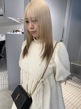 ペレ アネックス 大阪梅田茶屋町店(PELE ANNEX) 着物ヘア/ダークアッシュ/ミディアムレイヤーカット/梅田