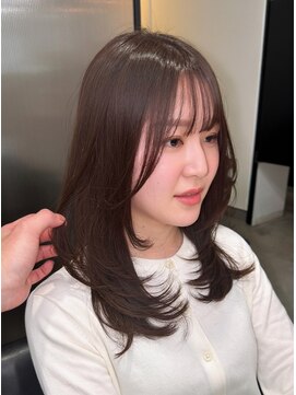 バンクスヘアー(BANK'S HAIR) 池袋/髪質改善/スモーキーブラウン/ワンホンレイヤー