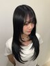 【紡来担当限定】レイヤーカット＋透明感カラー￥11000