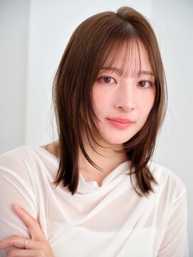 リトル 下長(little) くびれミディ韓国レイヤー×うるつや水光カラー
