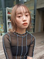ニコトウキョウ 新宿(nico TOKYO) 顔まわりレイヤー/ミディアム/切りっぱなしボブ