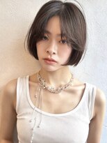 ノラ ギンザ(NORA GINZA) 【喜友名】ボブレイヤーボブ髪質改善ストレートパーマブラウン
