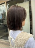 ボブ×グレージュ