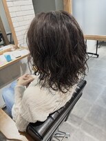 イチパーセント 横浜(1%) ダークパープル/ナチュラルショート/ミルクブラウン/夏/横浜