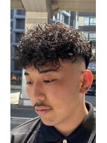 キングオブヘア バイ ノイズ 梅田茶屋町店(KING of hair by NOISM)&nbsp;スペインカールショートヘアツイストパーマニュアンスパーマ