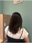 色落ちまで楽しめる暖色カラー