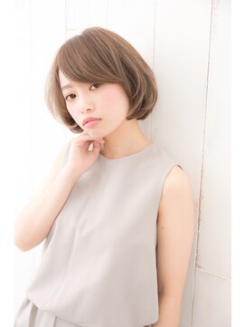 ガーデン ムサシコスギ(GARDEN MUSASHIKOSUGI) ふんわりひし形ショートボブ/大人かわいい/顔まわりカット/