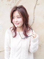 デコヘアー キートス(DECO HAIR kiitos)&nbsp;インナーバイオレットにルーズなウェーブ♪