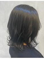 ヘアー クレイジュ(HAIR CRAYGE) 外はねボブ　　アッシュグレー
