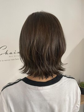 シェノン(Chainon.) 〈Chainon.〉ボブレイヤー×オリーブブラウン◎