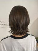〈Chainon.〉ボブレイヤー×オリーブブラウン◎